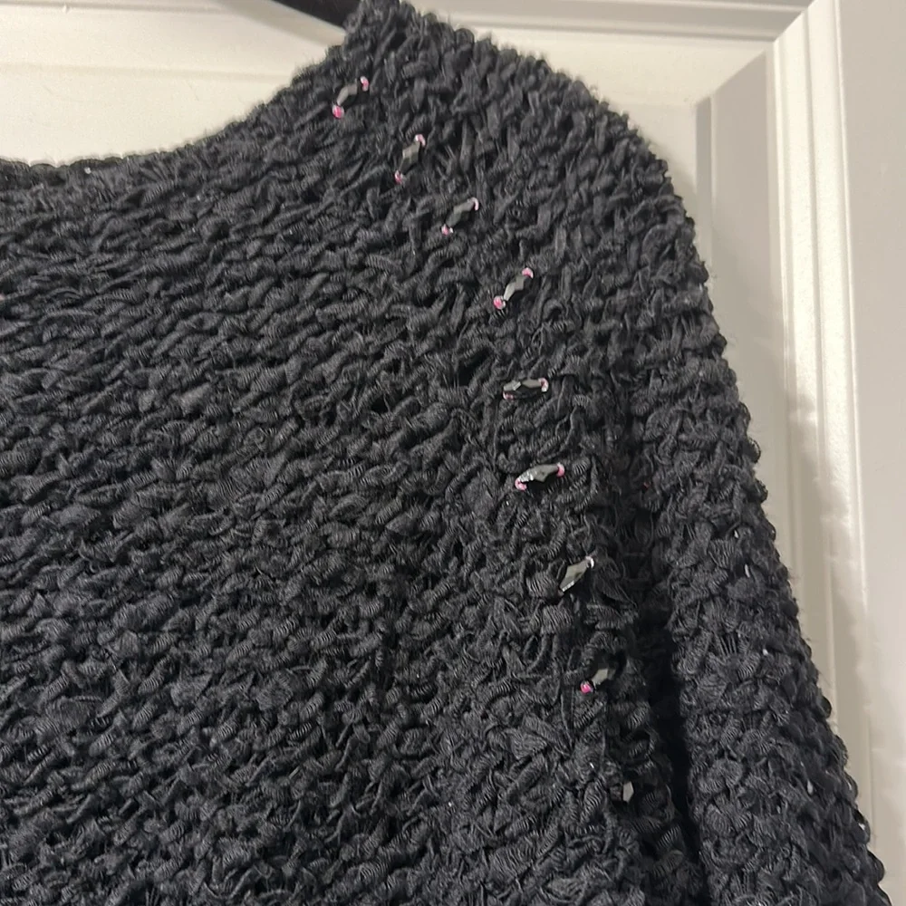 Michael Simon vintage sweater with bead detail - Picture 3 of 8